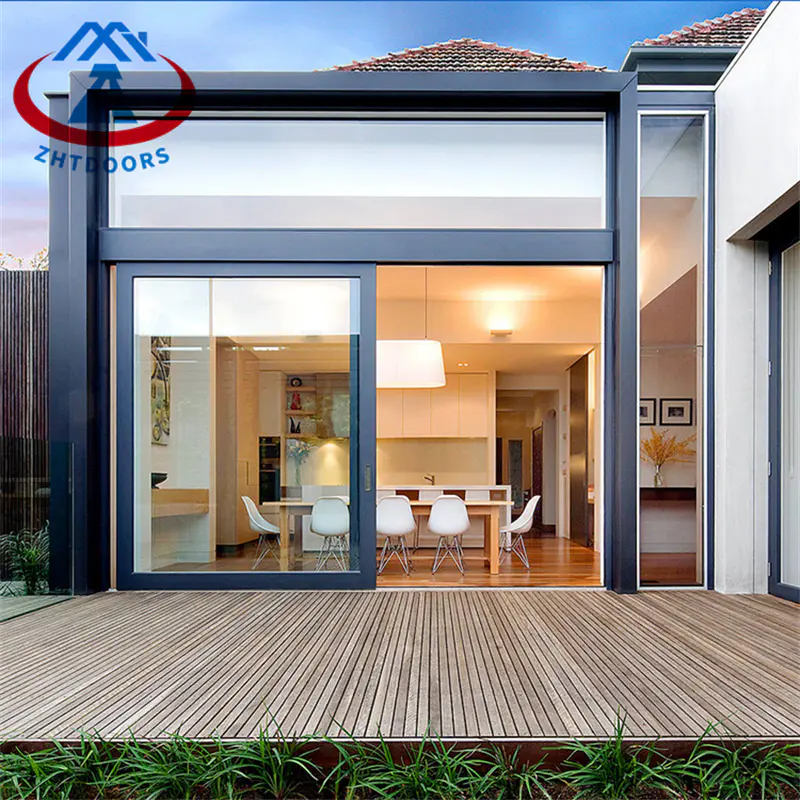 Australia Standard Large Glass Panels Design Aluminium Sliding Door
