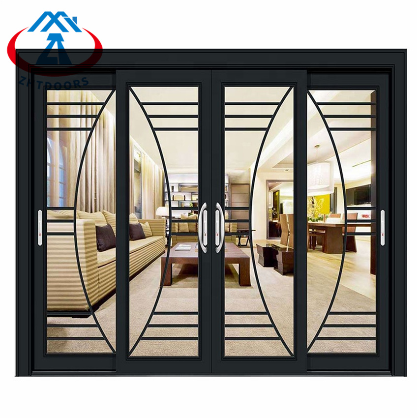 China Supplier Interior High Quality Broken Bridge Aluminium Sliding Door