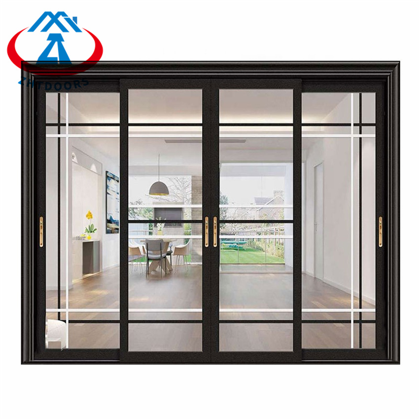 China Supplier Interior High Quality Broken Bridge Aluminium Sliding Door