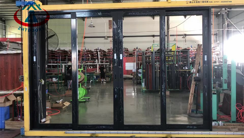 Commercial Kitchen Door Glass Profile Aluminium Sliding Door