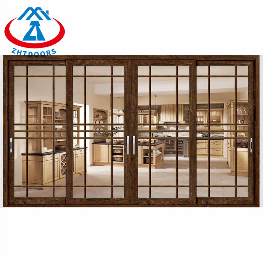 Customized New Design Commercial Double Glass Automatic Aluminium Sliding Door
