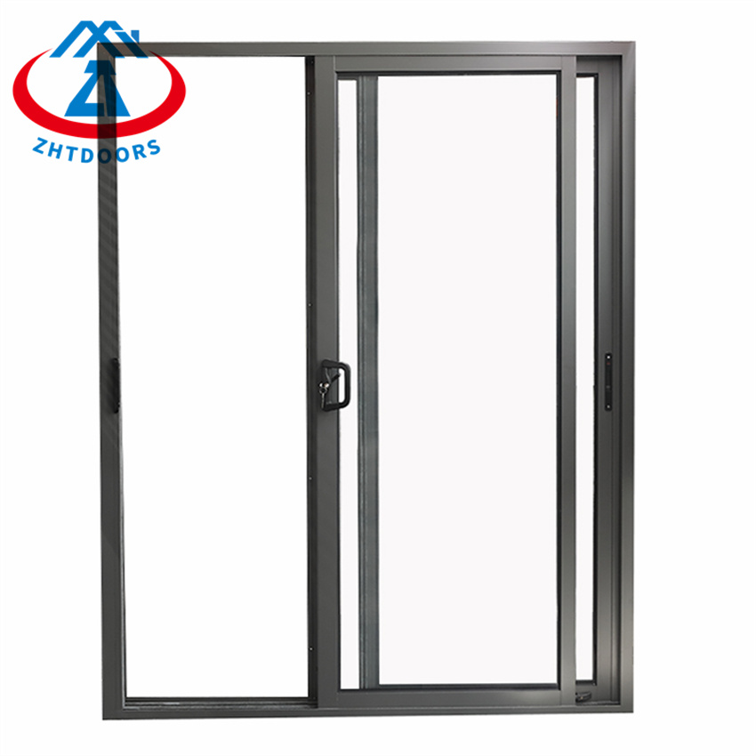 Double Tempered Glass Aluminium Sliding Door