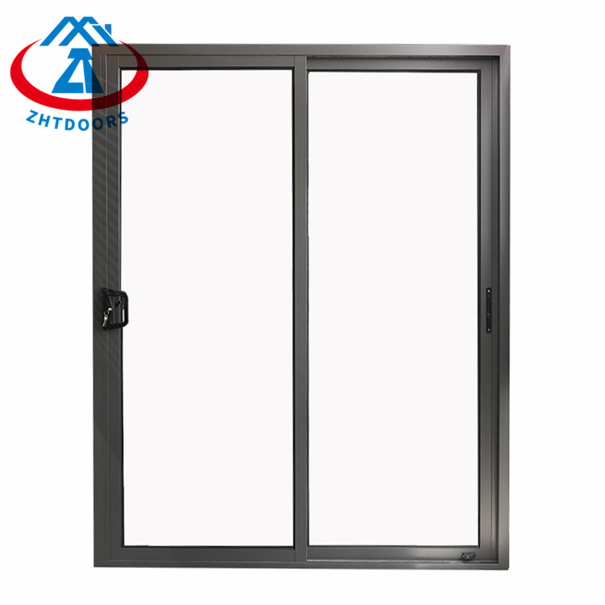 Double Tempered Glass Aluminium Sliding Door Zhongtai 5937