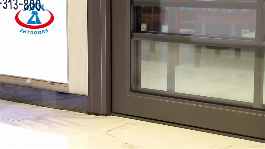 Factory Aluminium Profile Bullet Proof Glazed Sliding Door