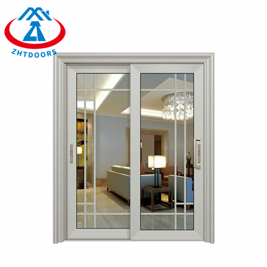 Factory Aluminium Profile Bullet Proof Glazed Sliding Door