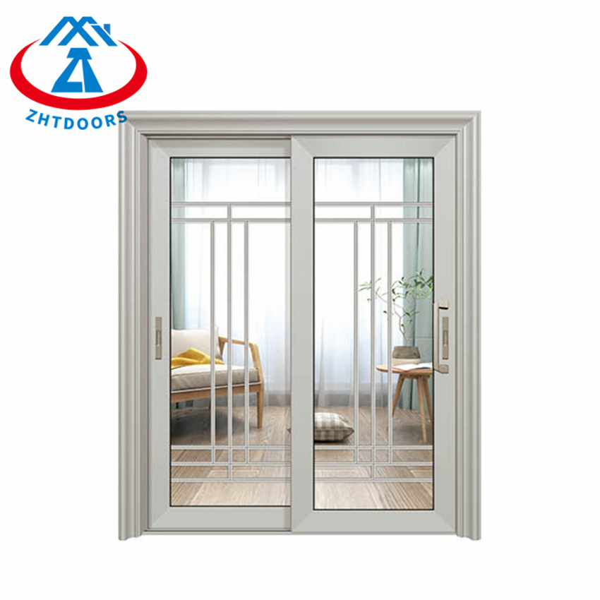 Factory Aluminium Profile Bullet Proof Glazed Sliding Door