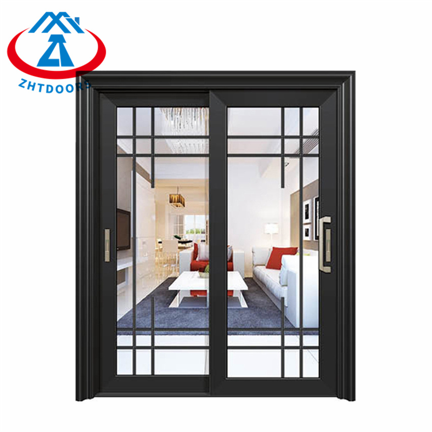 Factory Aluminium Profile Bullet Proof Glazed Sliding Door