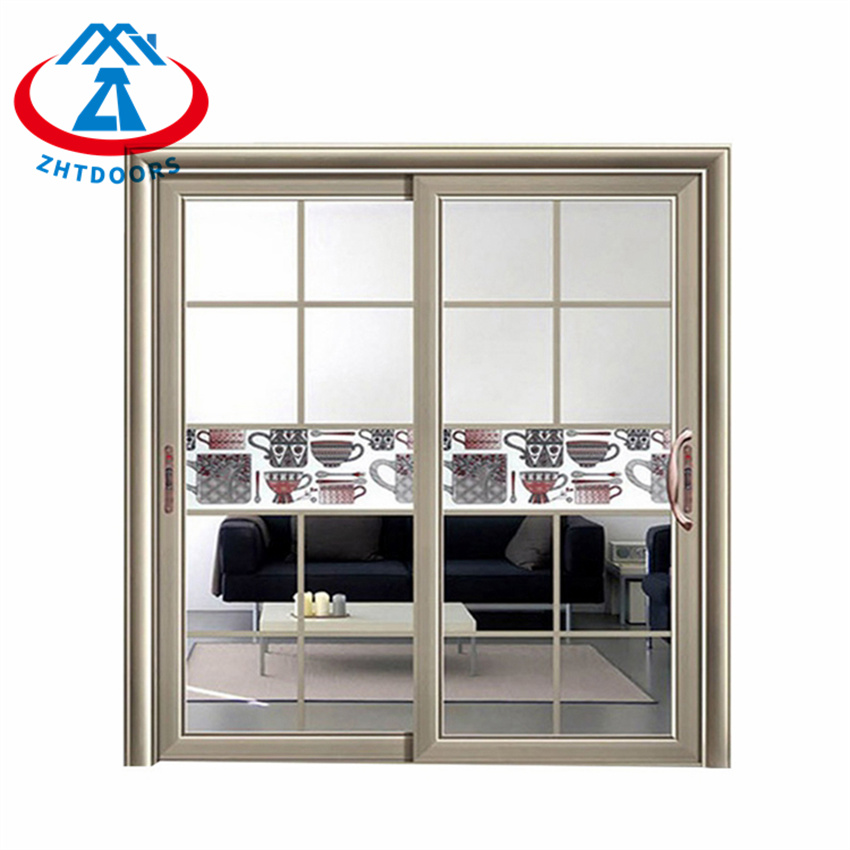 Factory Aluminium Profile Bullet Proof Glazed Sliding Door