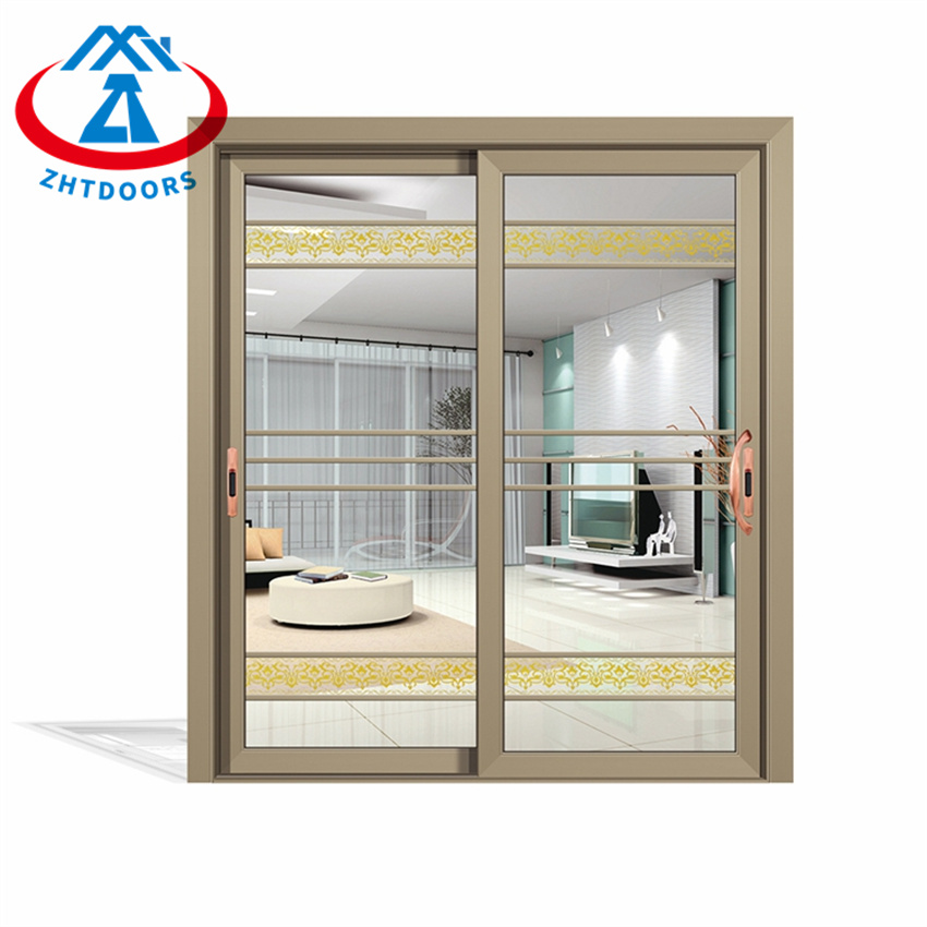 Factory Aluminium Profile Bullet Proof Glazed Sliding Door