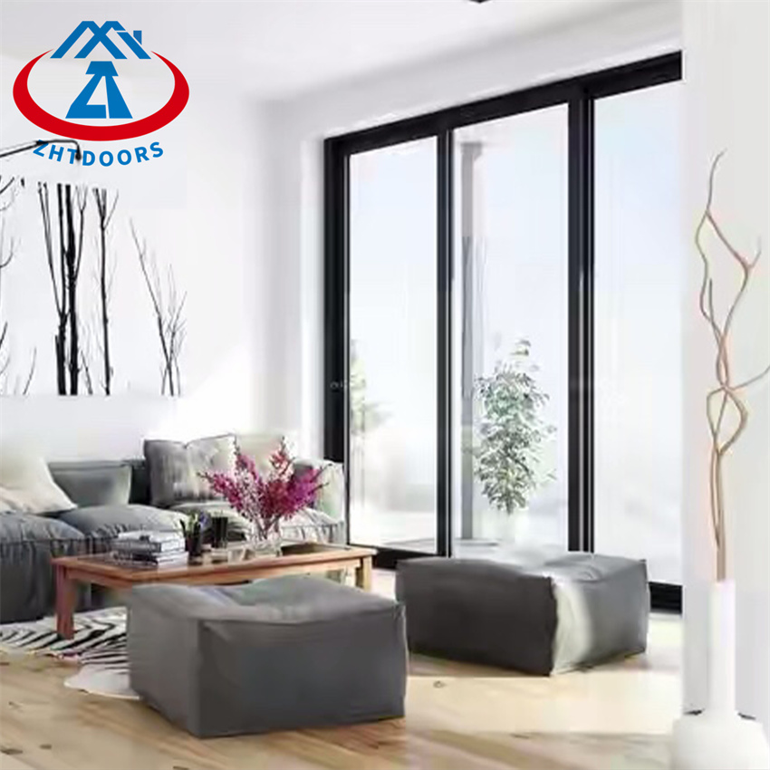 Favorable Price Thermal Break Double Glazed  Aluminium Sliding Door