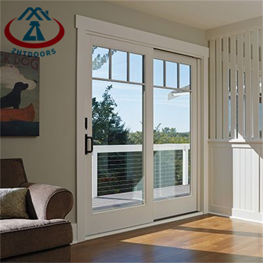 Home Soundproofing Noiseless Aluminum Frame Double Glazed Sliding Door