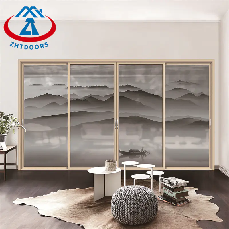 Classical Chinese Style Narrow Sliding Door
