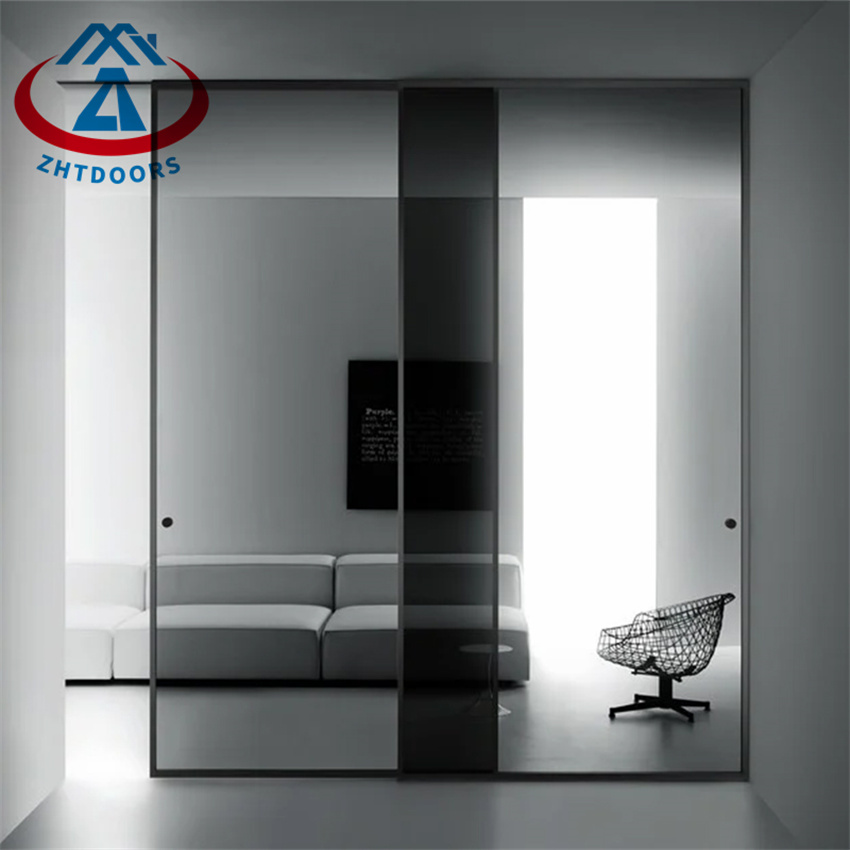 Modern Design Frameless Aluminum Sliding Door