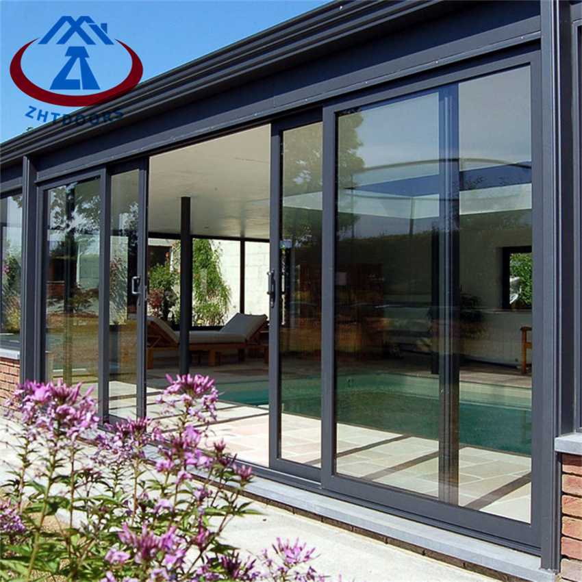 Modern Design Frameless Aluminum Sliding Door