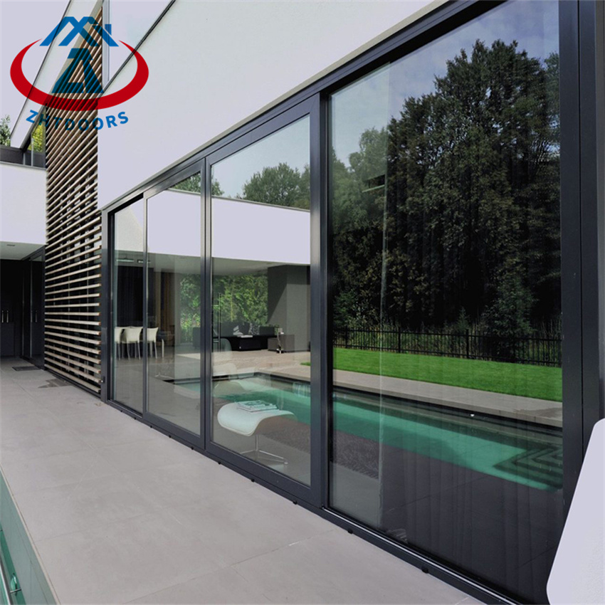 Modern Design Frameless Aluminum Sliding Door