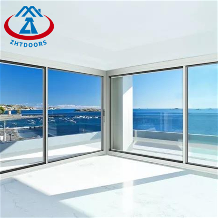 Modern Minimalist Style Broad Aluminium Sliding Door