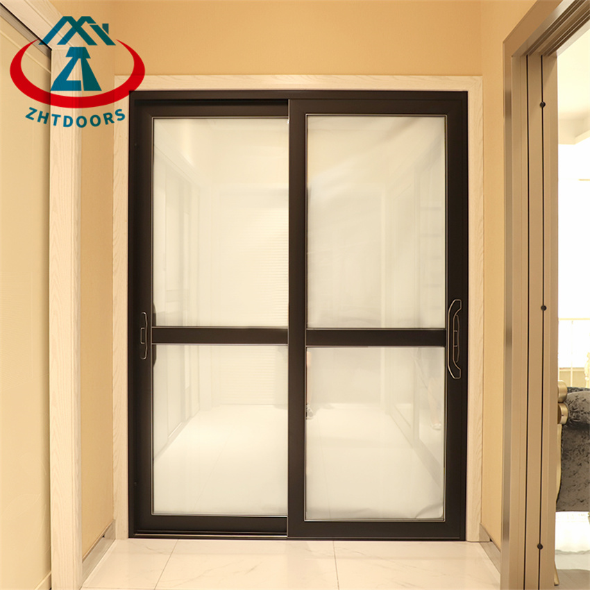 Modern Style Aluminum Frame Sliding Glass Door