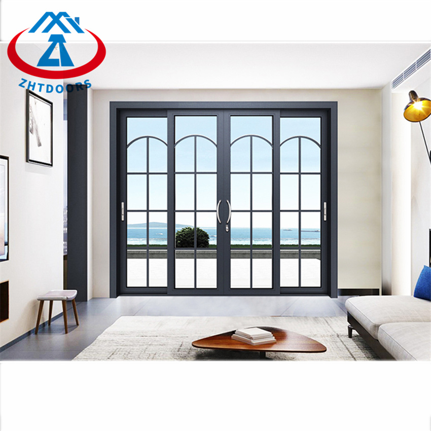 Mute Noiseless Pocket Door System Aluminum Sliding Door
