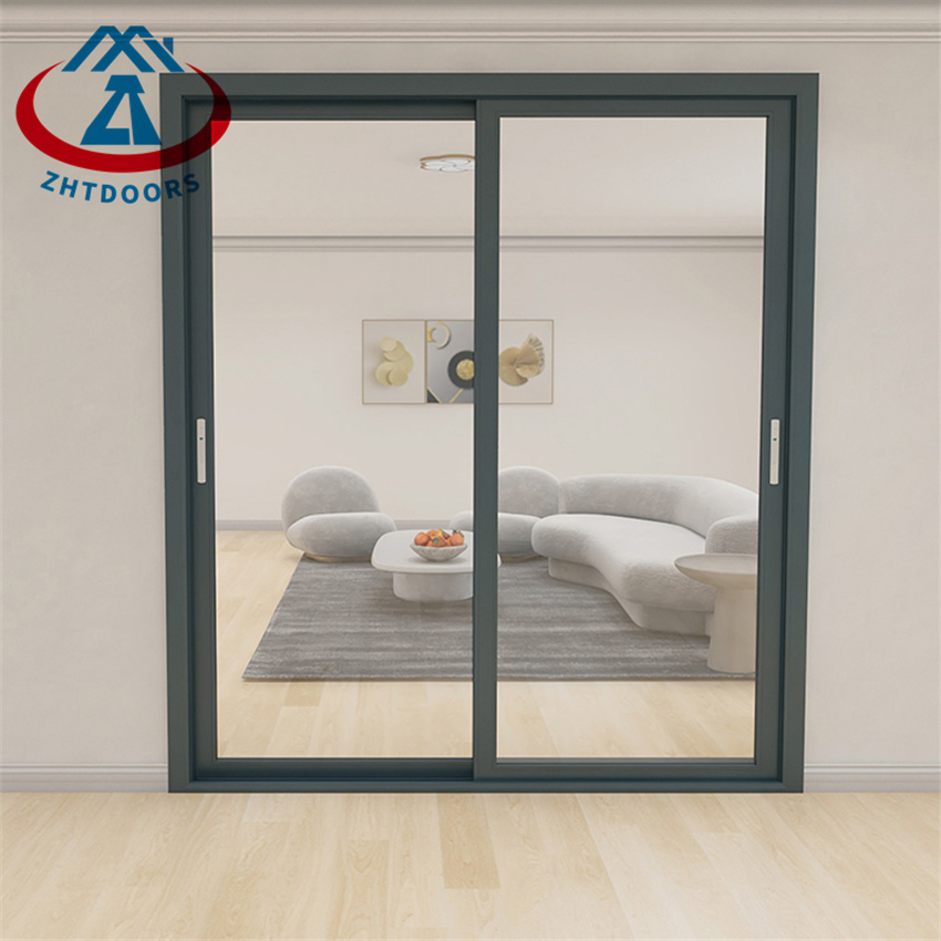 Customized Exterior Soundproof Thermal Break Double Aluminium Sliding Door