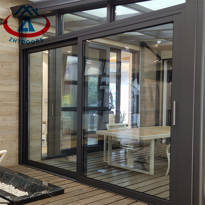Customized Exterior Soundproof Thermal Break Double Aluminium Sliding Door