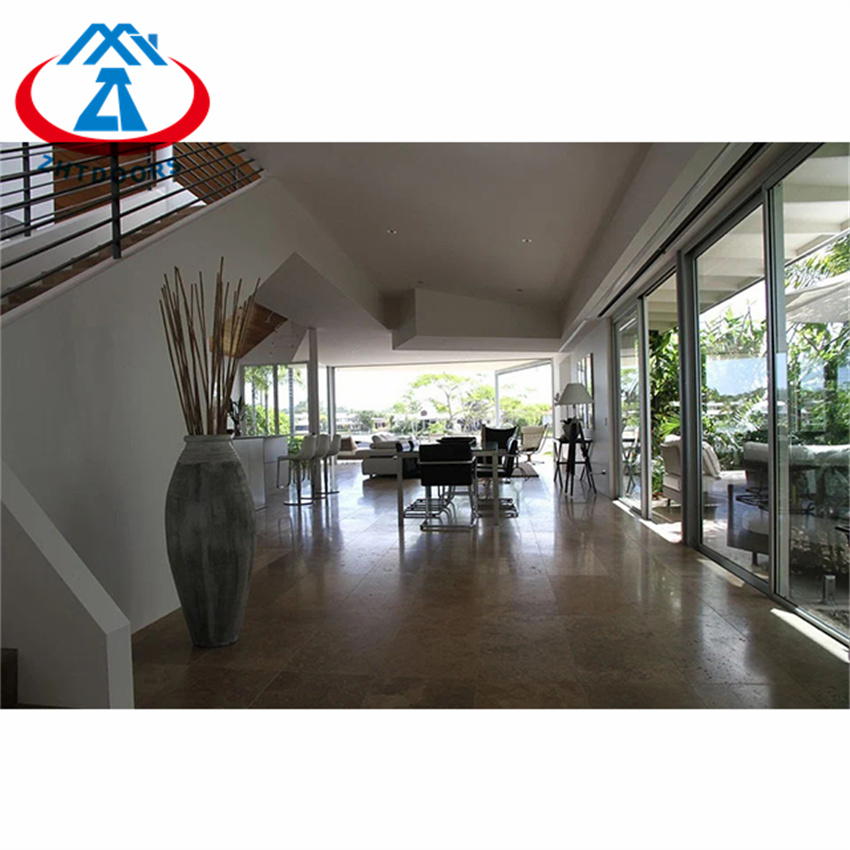 Sliding Aluminum Doors Glass Curtain Interior Partition
