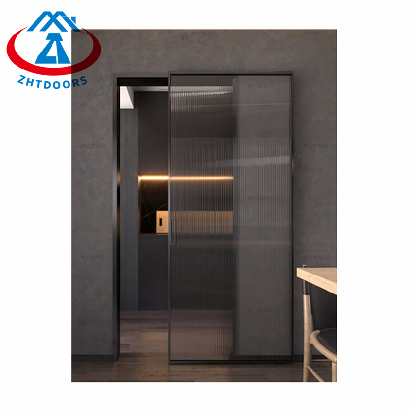 Slim Aluminum Sliding Door Invisible Track Profiles