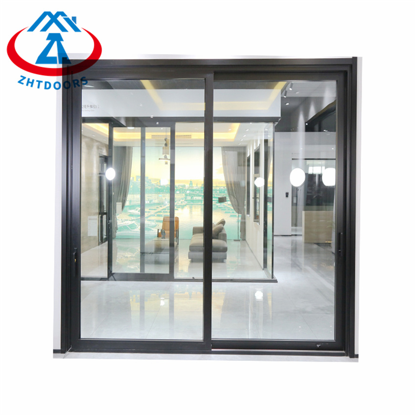 Superhouse Thermal Break Double Large Glass Aluminium Sliding Door