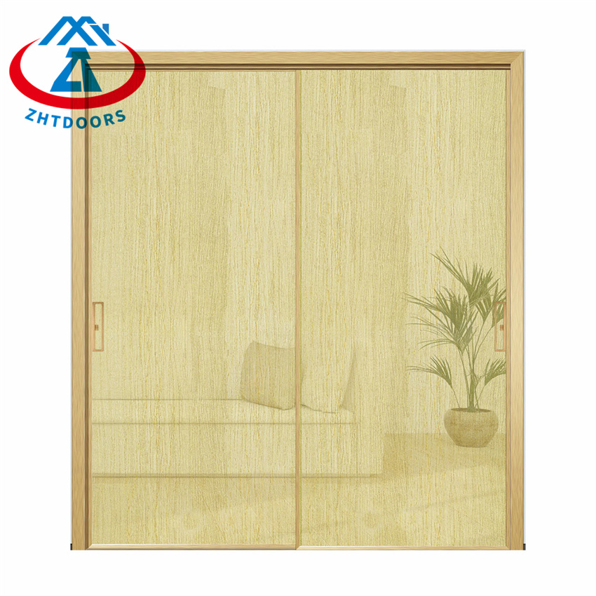Privacy Protection Extremely Narrow 2 Panel Sliding Door