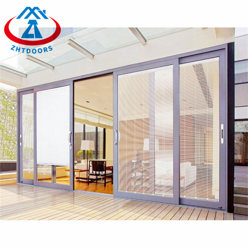 Hurricane Proof Impact Commercial  Aluminium Sliding Door