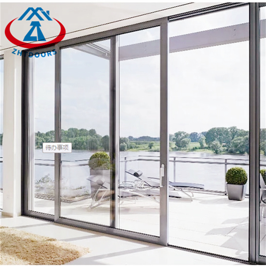 Hurricane Proof Impact Commercial  Aluminium Sliding Door