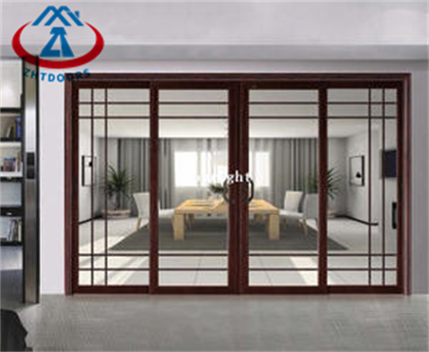 Hurricane Proof Impact Commercial  Aluminium Sliding Door