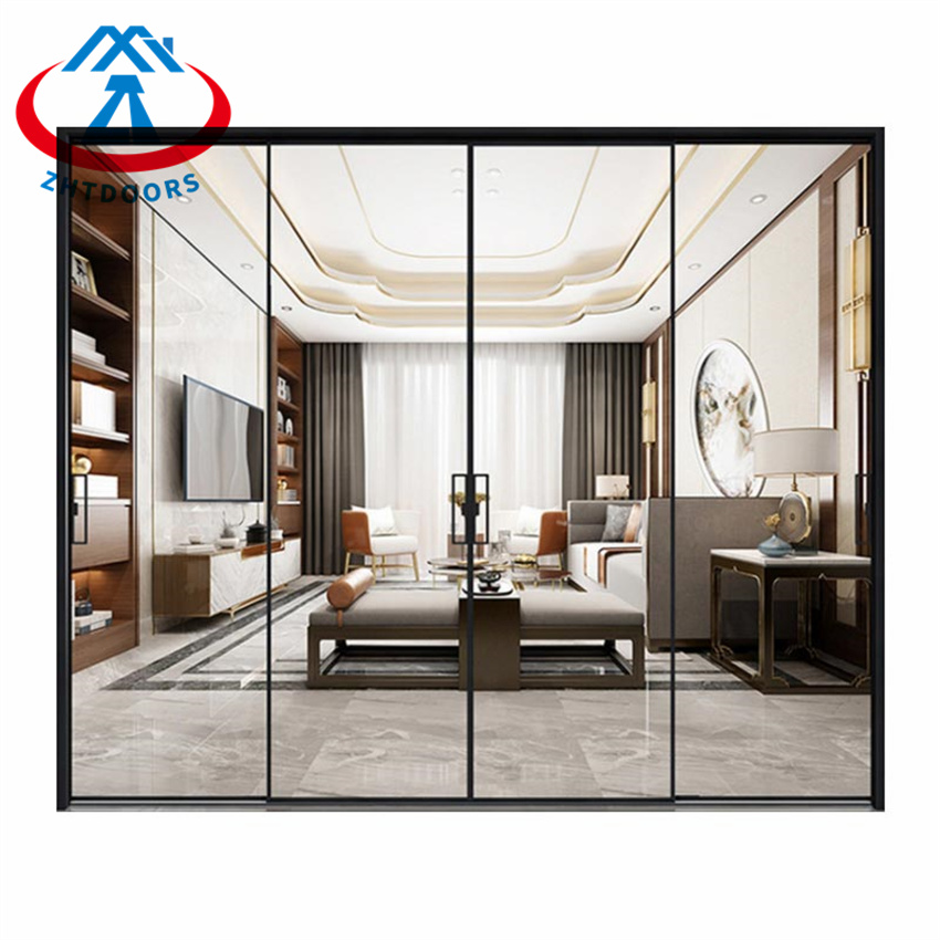 Sound Insulation Large Glass Narrow Sliding Door