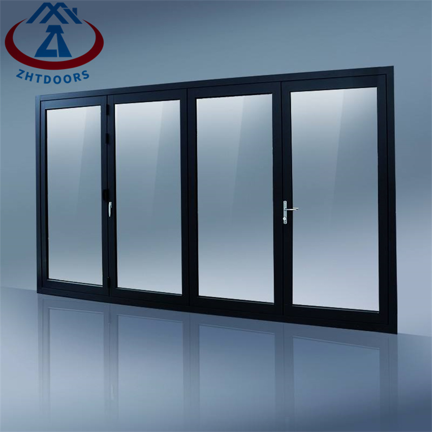 Folding Glass Door Aluminum Frame Folding
