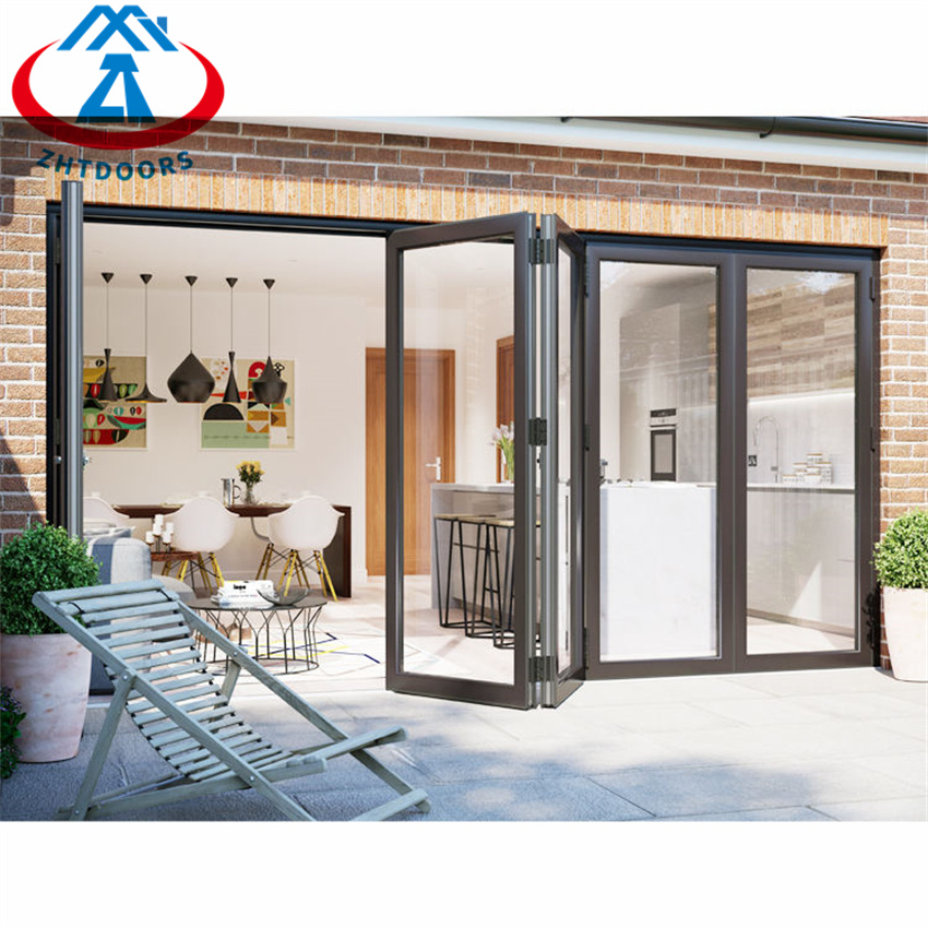 Hot Sale Aluminium Glass Bifold Folding Door