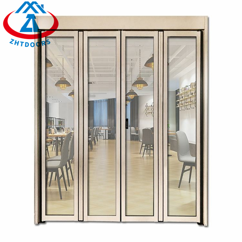Popular Aluminum Automatic Glass Folding Door