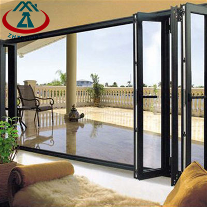 New Glass Folding Doors Aluminum Alloy Bifold