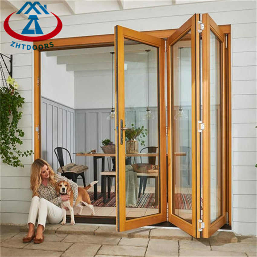 New Glass Folding Doors Aluminum Alloy Bifold