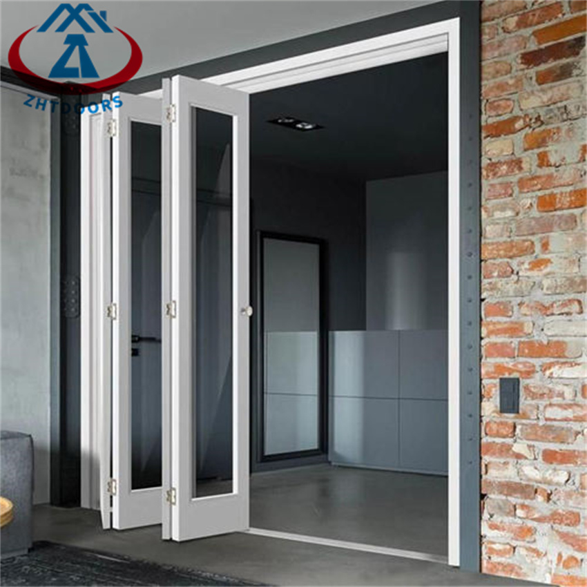 New Glass Folding Doors Aluminum Alloy Bifold