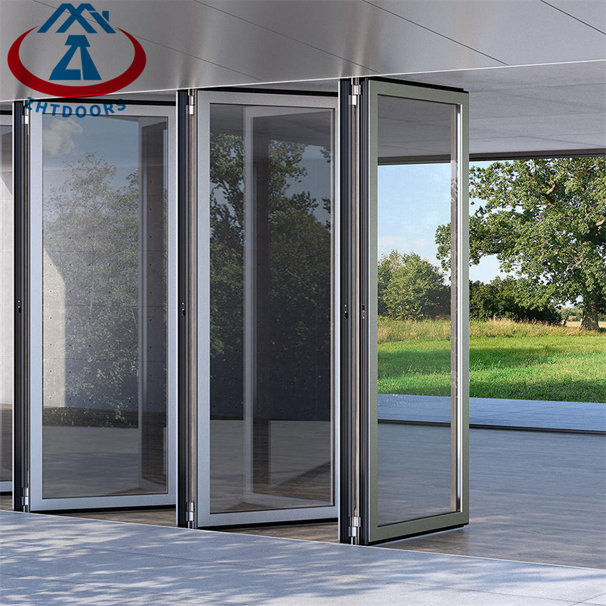 Door  aluminum Alloy Double Aluminium Folding Door