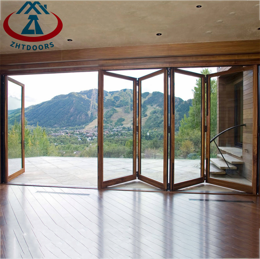 Door  aluminum Alloy Double Aluminium Folding Door