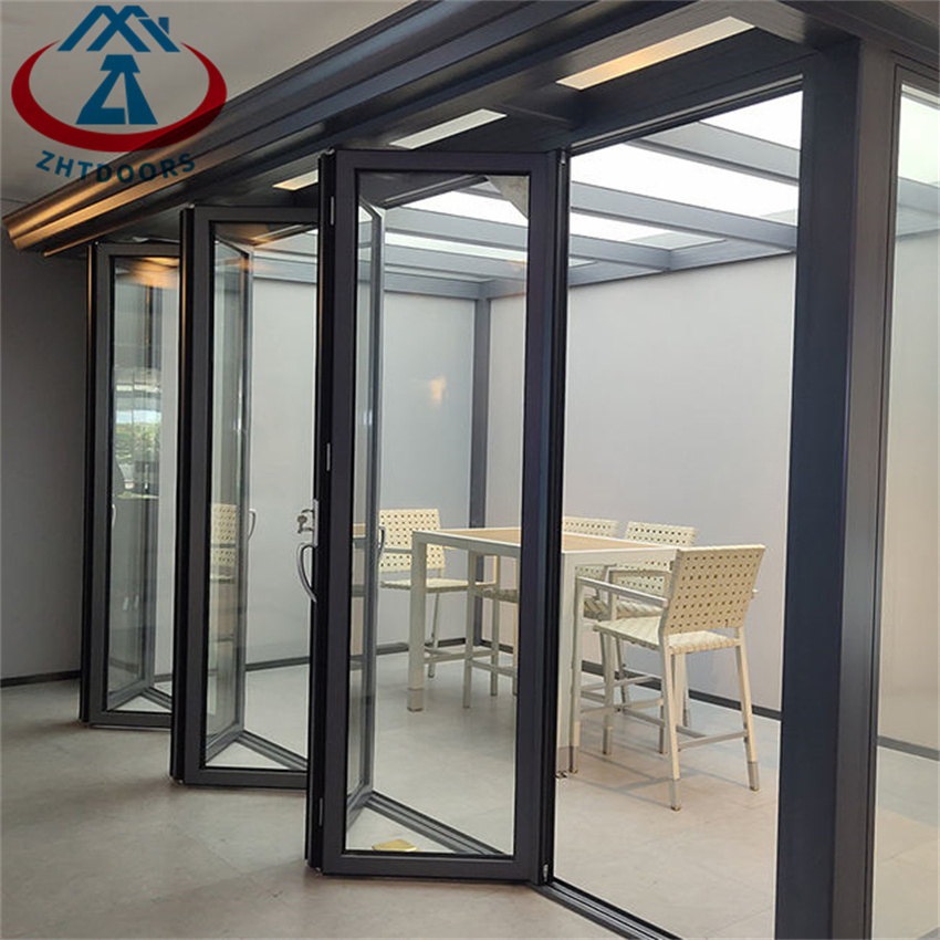 Doors  Glass Slim Frame Aluminium Folding Door