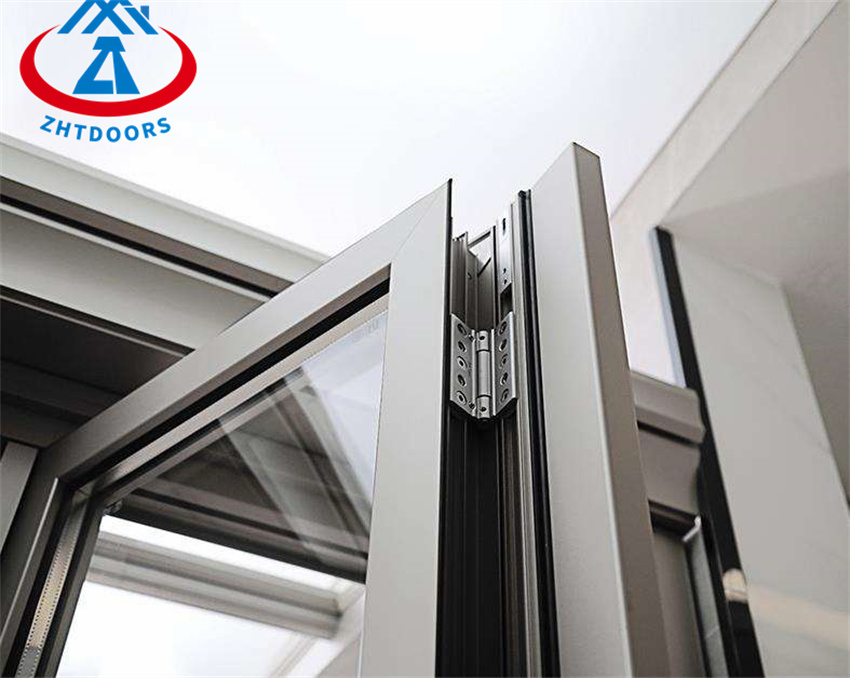 Aluminium Frame Exterior Folding Glass Doors