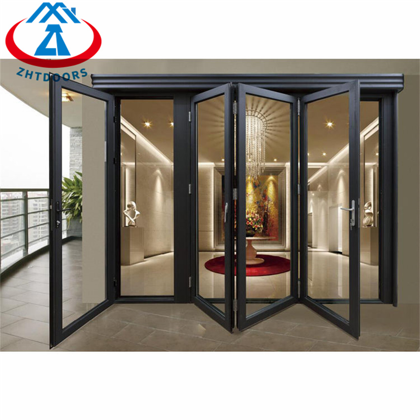 Aluminium Frame wooden Frame Folding Glass Windows