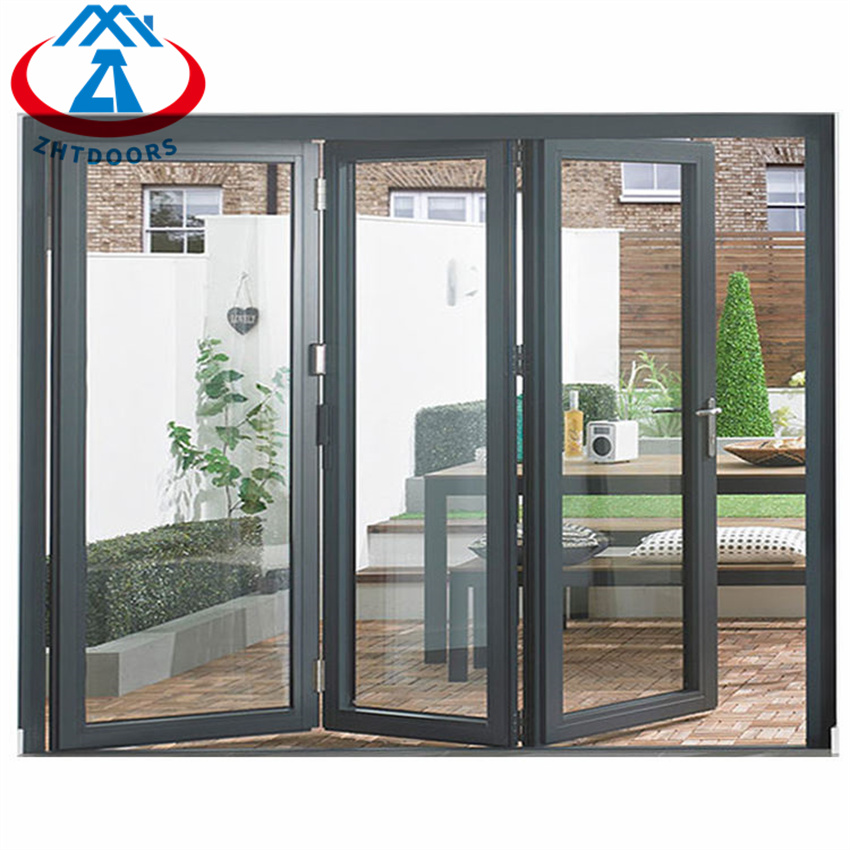 Aluminium Frame wooden Frame Folding Glass Windows