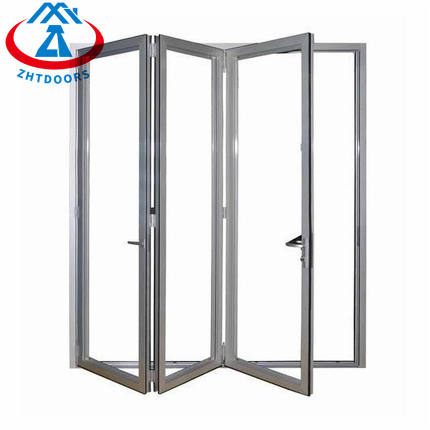 Aluminium Glass Bifold Door Folding Door Zhongtai