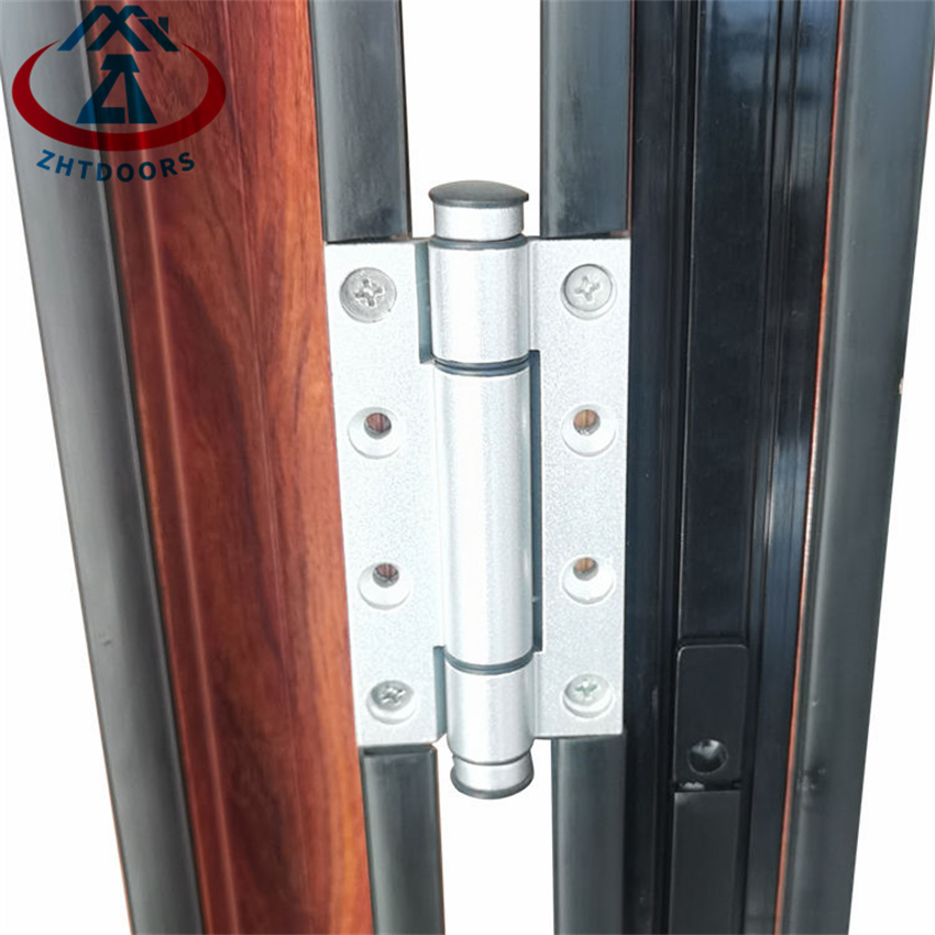 Aluminium Folding Door Customization Double Hollow Glass