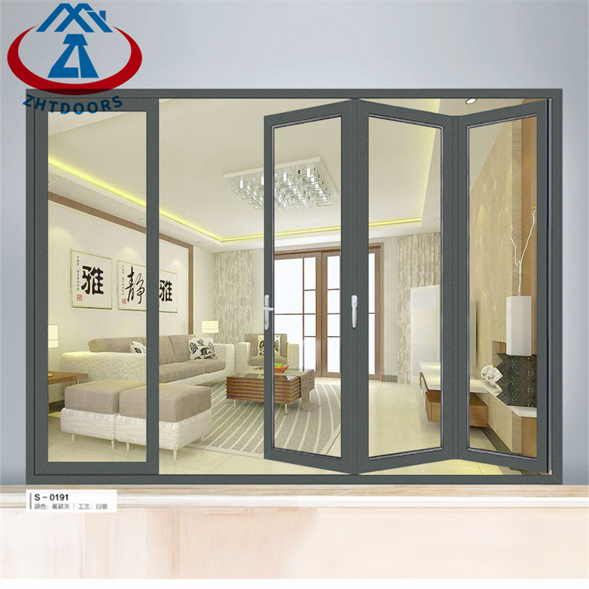 Aluminum Anti-pinch Folding Doors Home Furnishing Modern