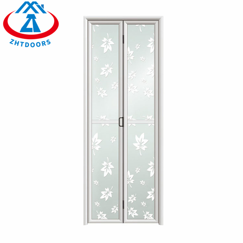 Aluminum Double Toilet Door Designs compact Folding Door