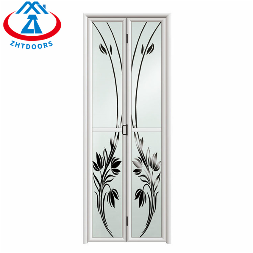 Aluminum Double Toilet Door Designs compact Folding Door