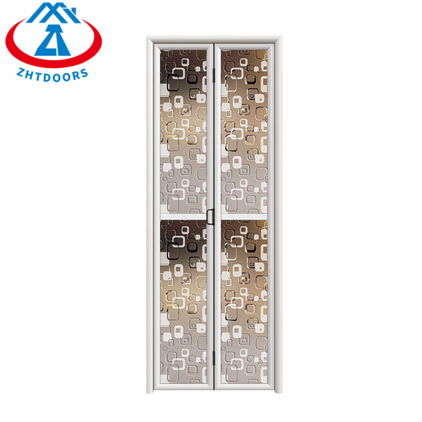 Aluminum Double Toilet Door Designs compact Folding Door